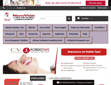 Tablet Screenshot of productosdeesteticaypeluqueriaprofesional.com